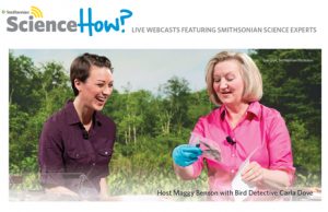 Science How? show host Maggy Benson with Detective Carla Dove