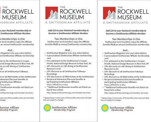 Rockwell Museum membership brochure